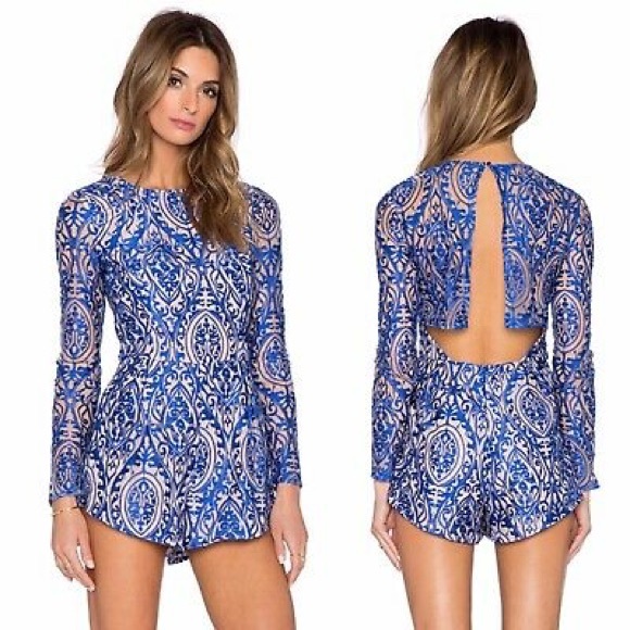 The Jetset Diaries Dresses & Skirts - the jetset diaries $248 Sunset Romper in Majorelle